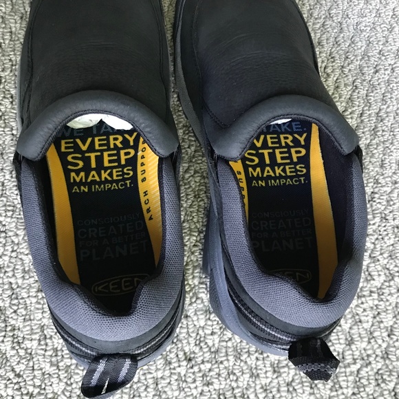 Keen Targhee II Soho Slip On Shoe In Black/Steel Grey In Men\'s Size 9 main image 5